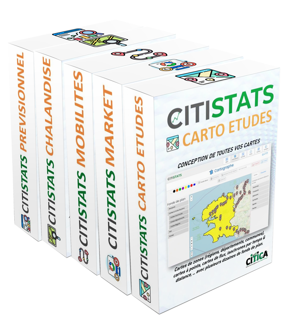 CITISTATS BUNDLE - 5 LOGICIELS