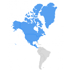 AMERIQUE DU NORD - Cartes et fonds de plans