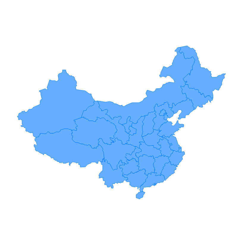 Map backgrounds - China - Provinces