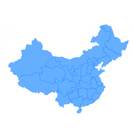 Map backgrounds - China - Provinces