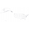 Maps and Base Maps - United States of America - States