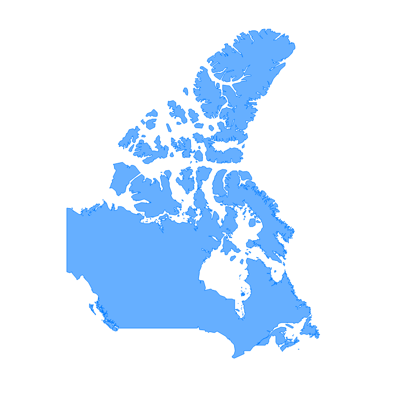 Maps and Base Maps - Canada - Provinces