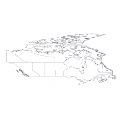 CANADA - Provinces - Cartes et fonds de plans