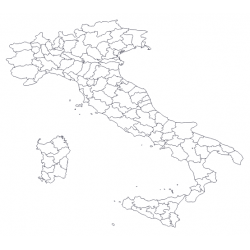 Maps and Base Maps - Italy - Provinces