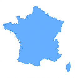 Maps and Basemaps - France (Json / Kml / SHP / SVG / CSV)