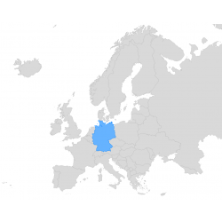 Maps and Base Maps - Germany - Landers