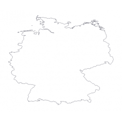 Maps and Base Maps - Germany - Landers