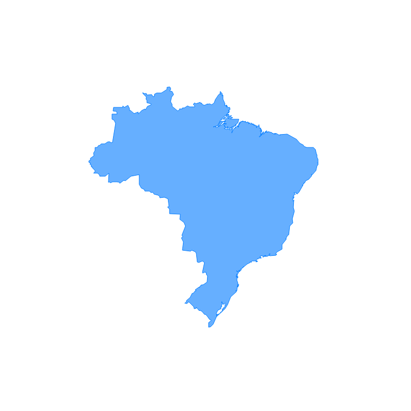 Maps and Base Maps - Brazil - States