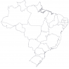 Maps and Base Maps - Brazil - States