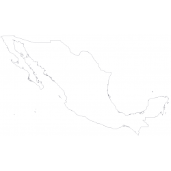 Maps and Base Maps - Mexico - States