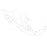 Maps and Base Maps - Mexico - States