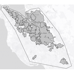 Silicon Valley - Cartes et fonds de plans