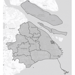 Maps and Base Maps - Shangai & Districts