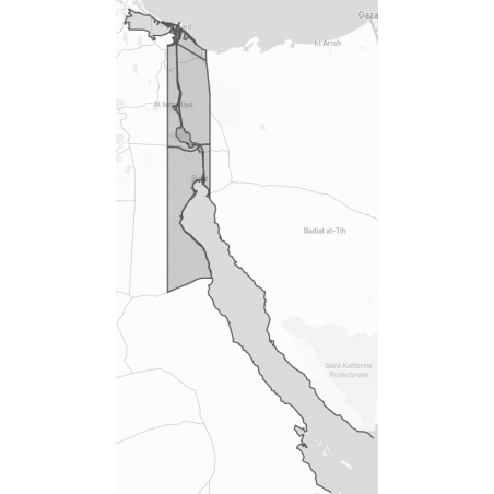 Maps and base plans of the Gulf and the Suez Canal.