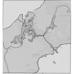 Cartes et fonds de plans sur le Canal de Panama