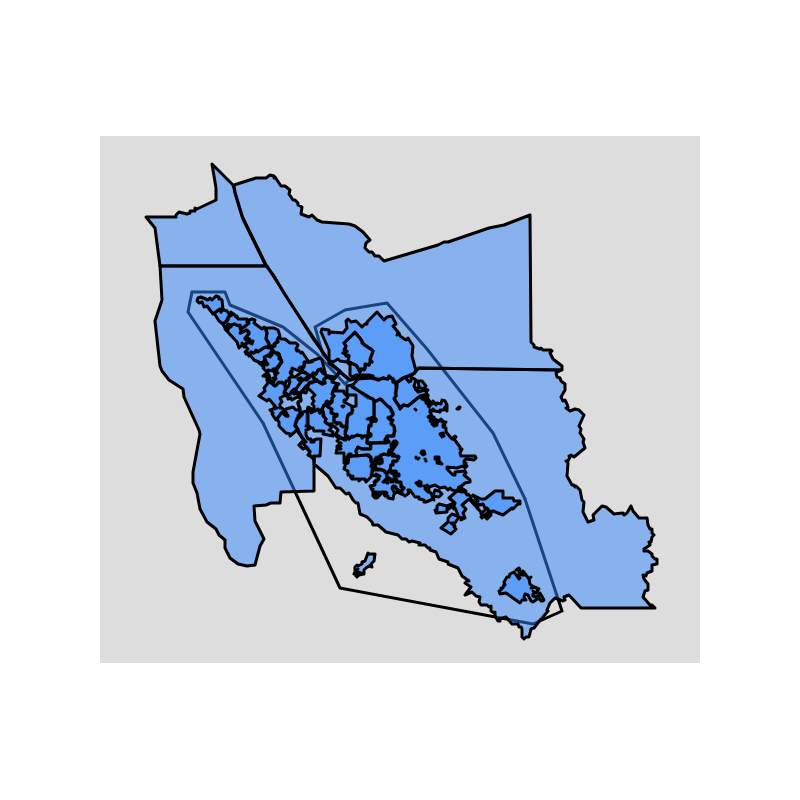 Silicon Valley - Cartes et fonds de plans