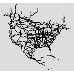 North American Railway Network