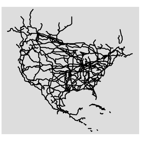 North American Railway Network