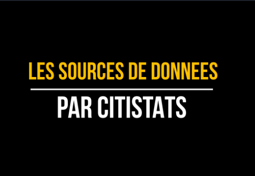 Les sources de données de CITISTATS